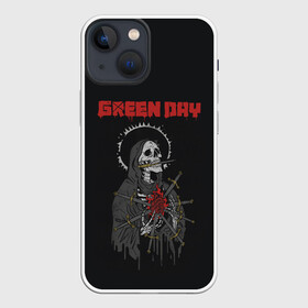 Чехол для iPhone 13 mini с принтом GreenDay | ГринДей | Poster (Z) в Рязани,  |  | billie joe armstrong | greenday | rock | альтернативный | билли джо армстронг | гриндей | зеленый день | майк дёрнт | музыка | панк рок | поп панк | рок | тре кул