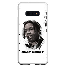 Чехол для Samsung S10E с принтом АСАП | ASAP ROCKY (Z) в Рязани, Силикон | Область печати: задняя сторона чехла, без боковых панелей | Тематика изображения на принте: america | asap | asap rocky | black rap | music | rap | raper | testing | usa | америка | асап | асап роки | зарубежная музыка | музыка | музыкант | реп | репер | сша | тестин | черный реп