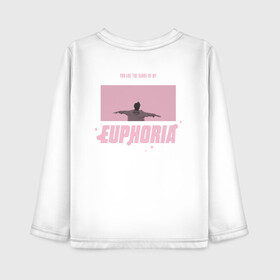 Детский лонгслив хлопок с принтом EUPHORIA | BTS | PINK Edition  в Рязани, 100% хлопок | круглый вырез горловины, полуприлегающий силуэт, длина до линии бедер | bighit | bts | butter | k pop | love yourself | music | битиэс | бойсбенд | бтс | кейпоп | корея | чимин | эйфория