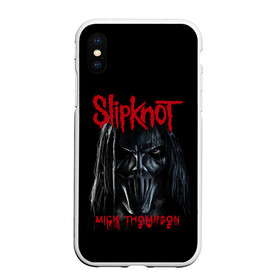 Чехол для iPhone XS Max матовый с принтом MICK THOMPSON | SLIPKNOT | СЛИПКНОТ (Z) в Рязани, Силикон | Область печати: задняя сторона чехла, без боковых панелей | mick thompson | rock | slipknot | кейси джонс | мик томпсон | петля | рок | скользящий узел | слипкнот | тяжелый рок | удавка