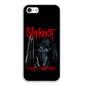 Чехол для iPhone 5/5S матовый с принтом MICK THOMPSON | SLIPKNOT | СЛИПКНОТ (Z) в Рязани, Силикон | Область печати: задняя сторона чехла, без боковых панелей | mick thompson | rock | slipknot | кейси джонс | мик томпсон | петля | рок | скользящий узел | слипкнот | тяжелый рок | удавка