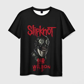 Мужская футболка 3D с принтом SID WILSON | SLIPKNOT | СЛИПКНОТ (Z) в Рязани, 100% полиэфир | прямой крой, круглый вырез горловины, длина до линии бедер | rock | sid wilson | slipknot | петля | рок | сид вилсон | скользящий узел | слипкнот | тяжелый рок | удавка