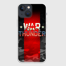 Чехол для iPhone 13 mini с принтом WAR THUNDER   ВАР ТАНДЕР в Рязани,  |  | game | war thunder | warthunder | world of tanks | wot | вар тандер | война | вот | игры | корабли | мир танков. | онлайн игра | самолеты | танки