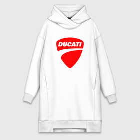 Платье-худи хлопок с принтом DUCATI ДУКАТИ ЭМБЛЕМА в Рязани,  |  | ducati | moto | motocycle | racing | sport | дукати | мото | мотоспорт | мотоцикл | рейсинг | спорт