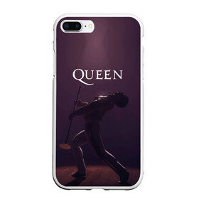 Чехол для iPhone 7Plus/8 Plus матовый с принтом Freddie Mercury | Queen (Z) в Рязани, Силикон | Область печати: задняя сторона чехла, без боковых панелей | freddie mercury | music | queen | брайан мэй | глэм рок | джон дикон | квин | королева | музыка | поп рок | роджер тейлор | фредди | фредди меркьюри | фреди | хард рок