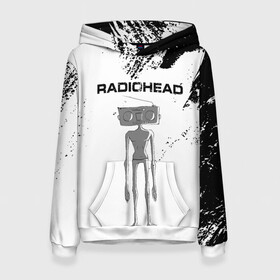 Женская толстовка 3D с принтом Radiohead | Радиохед (Z) в Рязани, 100% полиэстер  | двухслойный капюшон со шнурком для регулировки, мягкие манжеты на рукавах и по низу толстовки, спереди карман-кенгуру с мягким внутренним слоем. | radiohead | thomas edward yorke | альтернативный рок | арт рок | джонни гринвуд | инди рок | колин гринвуд | том йорк | фил селуэй | эд о’брайен | экспериментальный рок | электронная музыка