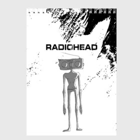 Скетчбук с принтом Radiohead | Радиохед (Z) в Рязани, 100% бумага
 | 48 листов, плотность листов — 100 г/м2, плотность картонной обложки — 250 г/м2. Листы скреплены сверху удобной пружинной спиралью | radiohead | thomas edward yorke | альтернативный рок | арт рок | джонни гринвуд | инди рок | колин гринвуд | том йорк | фил селуэй | эд о’брайен | экспериментальный рок | электронная музыка