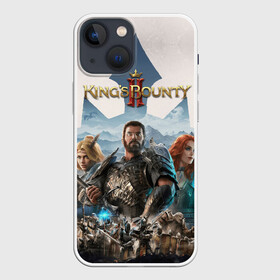 Чехол для iPhone 13 mini с принтом Kings Bounty 2 трио в Рязани,  |  | games | kings bounty 2 | knight | magic | pc | playstation | rpg | sword | xbox | игры | иксбокс | королевская награда | магия | меч | пк | плейстешен | рпг | рыцарь