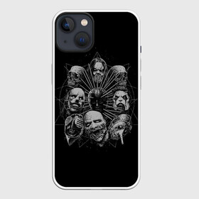 Чехол для iPhone 13 с принтом Банда Слипнота в Рязани,  |  | alternative | metall | music | rock | slipknot | slipnot | альтернатива | металл | музыка | рок | слипкнот | слипнот