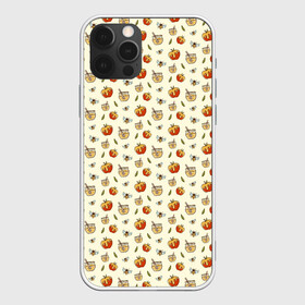 Чехол для iPhone 12 Pro Max с принтом Яблоки и мёд в Рязани, Силикон |  | apples | art | background | bees | drawings | honey | pattern | texture | арт | мед | паттерн | пчелы | рисунки | текстура | фон | яблоки