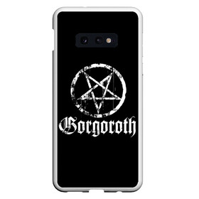 Чехол для Samsung S10E с принтом Gorgoroth в Рязани, Силикон | Область печати: задняя сторона чехла, без боковых панелей | blackmetal | gorgoroth | metal | rock | блэк метал | горгоротх | группы | рок | роцк