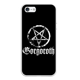 Чехол для iPhone 5/5S матовый с принтом Gorgoroth в Рязани, Силикон | Область печати: задняя сторона чехла, без боковых панелей | blackmetal | gorgoroth | metal | rock | блэк метал | горгоротх | группы | рок | роцк