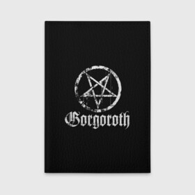 Обложка для автодокументов с принтом Gorgoroth в Рязани, натуральная кожа |  размер 19,9*13 см; внутри 4 больших “конверта” для документов и один маленький отдел — туда идеально встанут права | blackmetal | gorgoroth | metal | rock | блэк метал | горгоротх | группы | рок | роцк