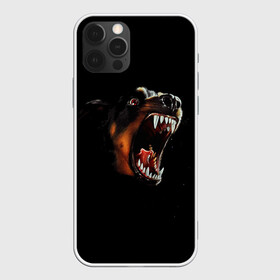 Чехол для iPhone 12 Pro Max с принтом РОТВЕЙЛЕР в Рязани, Силикон |  | animal | dog | evil | fury | домашние | животные | звери | злой | зубы | клыки | пасть | пес | ротвейлер | собака | ярость