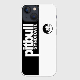 Чехол для iPhone 13 mini с принтом PITBULL SYNDICATE | ПИТБУЛЬ в Рязани,  |  | america | animals | pitbull | pitbull syndicate | sport | usa | америка | животные | питбуль | питбуль синдикат | питбультерьер | собаки | спорт | сша