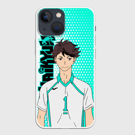 Чехол для iPhone 13 mini с принтом Тоору Ойкава   Oikawa Toru в Рязани,  |  | haikyu | haikyuu | hinata shoyo | oikawa toru | toru oikawa | volleyball | аниме волейбол | волейбол | волейбол аниме | сёё хината | сейджо | тоору ойкава | хината шое | шоё хината