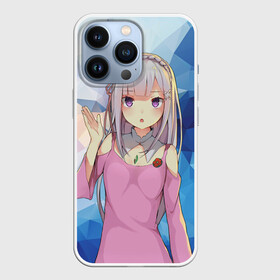 Чехол для iPhone 13 Pro с принтом EmiliaRem в Рязани,  |  | anime | emilia | re | re zero | rem | аниме | жизнь с нуля | ре зеро | рем | эмилия