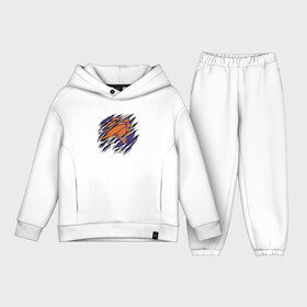 Детский костюм хлопок Oversize с принтом Phoenix Game в Рязани,  |  | basketball | mvp | nba | phoenix | sport | streetball | suns | аризона | баскетбол | игра | крис пол | мяч | нба | санс | спорт | стритбол | тренер | финикс | чемпион