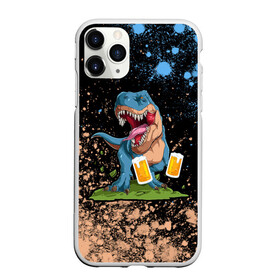 Чехол для iPhone 11 Pro Max матовый с принтом Пивозавр - Краска в Рязани, Силикон |  | Тематика изображения на принте: dinosaur | pivo | pivozavr | взрыв | динозавр | краска | прикол