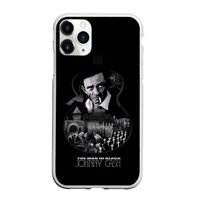 Чехол для iPhone 11 Pro матовый с принтом JOHNNY CASH в Рязани, Силикон |  | black | blues | cash | dark | guitar | johnny | man | rock | usa | блюз | гитара | джони | джонни | кэш | музыка | разное | рок | сша | человек | черный