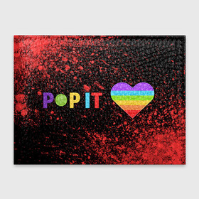 Обложка для студенческого билета с принтом Pop It - Heart - Powder в Рязани, натуральная кожа | Размер: 11*8 см; Печать на всей внешней стороне | Тематика изображения на принте: 2021 | anti | dimple | fidget | heart | pop it | popit | simple | simpledimple | stress | trend | trends | анти | взрыв | димпл | краска | поп ит | симпл | стресс | тренд | тренды | фиджет