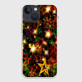 Чехол для iPhone 13 mini с принтом Яркий день в Рязани,  |  | блеск | звезда | звезды | новый год | праздник | фейерверк | яркий день