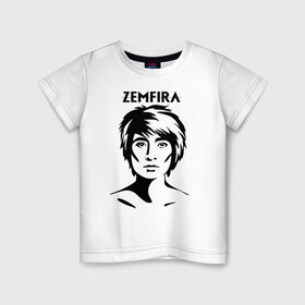 Детская футболка хлопок с принтом ZEMFIRA эскиз портрет в Рязани, 100% хлопок | круглый вырез горловины, полуприлегающий силуэт, длина до линии бедер | group | russian rock | zemfira | zемфира | автор исполнитель | группа | женский | земфира | земфирка | земфирочка | инди рок | композитор | певица | писательница | поп рок | поэтесса | рамазанова | русский рок