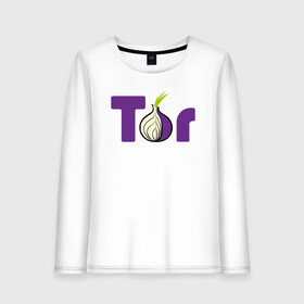 Женский лонгслив хлопок с принтом ТОР / TOR PROJECT BROWSER в Рязани, 100% хлопок |  | tor browser | torproject | анонимность | анонимный браузер | взлом | даркнет | зеркала | луковица | тор браузер | хакер | черный интернет.