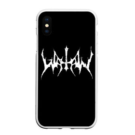 Чехол для iPhone XS Max матовый с принтом Watain в Рязани, Силикон | Область печати: задняя сторона чехла, без боковых панелей | Тематика изображения на принте: black metal | rock | watain | блэк метал | ватайн | группы | метал | рок