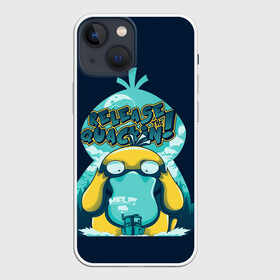 Чехол для iPhone 13 mini с принтом Монстр Псайдак в Рязани,  |  | anime | pokemon | poket monster | poketmon | аниме | анимэ | карманные монстры | покемон | псайдак | утка