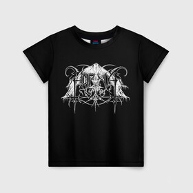 Детская футболка 3D с принтом Horna в Рязани, 100% гипоаллергенный полиэфир | прямой крой, круглый вырез горловины, длина до линии бедер, чуть спущенное плечо, ткань немного тянется | black metal | horna | metal | rock | группа | метал | рок | роцк | хорна