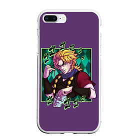 Чехол для iPhone 7Plus/8 Plus матовый с принтом Dio Brando. JoJo в Рязани, Силикон | Область печати: задняя сторона чехла, без боковых панелей | adventure | bizarre | brando | dio | jo | joestar | joseph | josuke | jotaro | kujo | lisa | speedwagon | the | world | абдул | брандо | бруно | джо | джозеф | джолин | джонатан | джорно | джоске | джостар | джотаро | дио | какёин | куджо | лиза | невероя