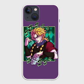 Чехол для iPhone 13 с принтом Dio Brando. JoJo в Рязани,  |  | adventure | bizarre | brando | dio | jo | joestar | joseph | josuke | jotaro | kujo | lisa | speedwagon | the | world | абдул | брандо | бруно | джо | джозеф | джолин | джонатан | джорно | джоске | джостар | джотаро | дио | какёин | куджо | лиза | невероя