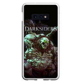 Чехол для Samsung S10E с принтом Гнев Войны | Darksiders (Z) в Рязани, Силикон | Область печати: задняя сторона чехла, без боковых панелей | darksiders | darksiders 2 | darksiders 3 | ulthane | wrath of war | всадник апокалипсиса | гнев войны | обугленный совет | руина | ультэйн