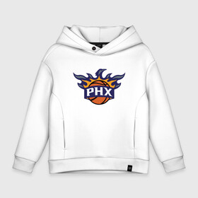 Детское худи Oversize хлопок с принтом Phoenix Suns в Рязани, френч-терри — 70% хлопок, 30% полиэстер. Мягкий теплый начес внутри —100% хлопок | боковые карманы, эластичные манжеты и нижняя кромка, капюшон на магнитной кнопке | basketball | mvp | nba | phoenix | sport | streetball | suns | аризона | баскетбол | игра | крис пол | мяч | нба | санс | спорт | стритбол | тренер | финикс | чемпион