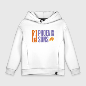 Детское худи Oversize хлопок с принтом NBA - Suns в Рязани, френч-терри — 70% хлопок, 30% полиэстер. Мягкий теплый начес внутри —100% хлопок | боковые карманы, эластичные манжеты и нижняя кромка, капюшон на магнитной кнопке | basketball | mvp | nba | phoenix | sport | streetball | suns | аризона | баскетбол | игра | крис пол | мяч | нба | санс | спорт | стритбол | тренер | финикс | чемпион