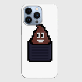 Чехол для iPhone 13 Pro с принтом Смешная какашка в Рязани,  |  | art | pixel | pixelart | милаха | пиксели | пиксель | пиксельарт