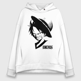 Женское худи Oversize хлопок с принтом Манки Д. Луффи One Piece в Рязани, френч-терри — 70% хлопок, 30% полиэстер. Мягкий теплый начес внутри —100% хлопок | боковые карманы, эластичные манжеты и нижняя кромка, капюшон на магнитной кнопке | anime | manga | monkey d. luffy | one piece | аниме | большой куш | ван пис | вон пис | капитан | король пиратов | луси | луфи | луффи | луффи но уми | луффи таро | манга | манки д. луффи | мугивара | пират | пятый император