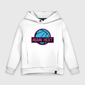 Детское худи Oversize хлопок с принтом Miami Basketball в Рязани, френч-терри — 70% хлопок, 30% полиэстер. Мягкий теплый начес внутри —100% хлопок | боковые карманы, эластичные манжеты и нижняя кромка, капюшон на магнитной кнопке | Тематика изображения на принте: basketball | miami heat | mvp | nba | sport | streetball | wade | баскетбол | батлер | дуэйн уэйд | игра | майами хит | мяч | нба | спорт | стритбол | тренер | чемпион