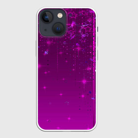 Чехол для iPhone 13 mini с принтом Абстрактный фон фуксия в Рязани,  |  | детский | звезды | малиновый | модный | молодежный | пурпурный | современный | фуксия | яркий узор