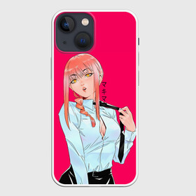 Чехол для iPhone 13 mini с принтом Охотница на демонов Макима | Chainsaw Man Makima в Рязани,  |  | anime | chainsaw | chainsaw man | chainsawman | chainsow | maki | makima | manga | power | аниме | бензопила | бим | денджи | дендзи | дэнджи | кишибэ | макима | манга | мем | пауэр | пила | хаякава аки | химено | человек бензопила