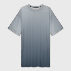 Платье-футболка 3D с принтом GRADIENT 50 SHADES OF GREY в Рязани,  |  | Тематика изображения на принте: абстракция | амбре | без дизайна | белая | белый | градиент | градиент и ничего лишнего | градиенты | на каждый день | оттенки серого | серая | серое | серый | текстура | черная | черный