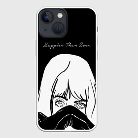 Чехол для iPhone 13 mini с принтом Happier Than Ever, Билли Айлиш в Рязани,  |  | be | billie eilish | happier than ever | pop art | билли айлиш | инди поп | музыка