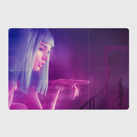 Магнитный плакат 3Х2 с принтом Blade Runner знаменитый кадр в Рязани, Полимерный материал с магнитным слоем | 6 деталей размером 9*9 см | blade runner 2049 | cyberpunk | future | hologram | neon | ryan gosling | бегущий по лезвию 2049 | будущее | голограмма | киберпанк | неон | райан гослинг | фильмы