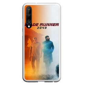 Чехол для Honor P30 с принтом Рик Декард и Кей BR2049 в Рязани, Силикон | Область печати: задняя сторона чехла, без боковых панелей | blade runner 2049 | cyberpunk | future | harrison ford | hologram | k | neon | rick decard | ryan gosling | бегущий по лезвию 2049 | будущее | голограмма | кей | киберпанк | неон | райан гослинг | рик декард | фильмы | харрисон форд