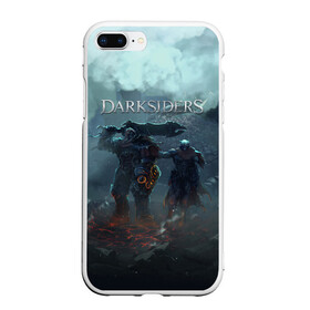 Чехол для iPhone 7Plus/8 Plus матовый с принтом Darksiders | Гнев Войны (Z) в Рязани, Силикон | Область печати: задняя сторона чехла, без боковых панелей | Тематика изображения на принте: azrael | darksiders | darksiders 2 | darksiders 3 | griever | silitha | tiamat | ulthane | vulgrim | wrath of war | всадник апокалипсиса | гнев войны | обугленный совет | руина | ультэйн | чёрный молот