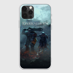 Чехол для iPhone 12 Pro с принтом Darksiders | Гнев Войны (Z) в Рязани, силикон | область печати: задняя сторона чехла, без боковых панелей | Тематика изображения на принте: azrael | darksiders | darksiders 2 | darksiders 3 | griever | silitha | tiamat | ulthane | vulgrim | wrath of war | всадник апокалипсиса | гнев войны | обугленный совет | руина | ультэйн | чёрный молот