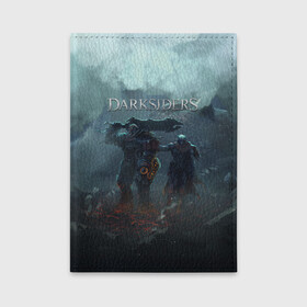 Обложка для автодокументов с принтом Darksiders | Гнев Войны (Z) в Рязани, натуральная кожа |  размер 19,9*13 см; внутри 4 больших “конверта” для документов и один маленький отдел — туда идеально встанут права | azrael | darksiders | darksiders 2 | darksiders 3 | griever | silitha | tiamat | ulthane | vulgrim | wrath of war | всадник апокалипсиса | гнев войны | обугленный совет | руина | ультэйн | чёрный молот