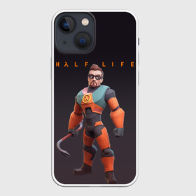 Чехол для iPhone 13 mini с принтом FREEMAN | ФРИМАН | HALF LIFE (Z) в Рязани,  |  | aperture laboratories | black mesa | gordon freeman | half life | half life 3 | valve | блэк меса | вэлв | гордон фриман | халф лайф