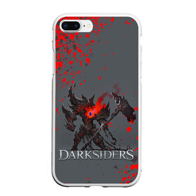 Чехол для iPhone 7Plus/8 Plus матовый с принтом Darksiders | Гнев Войны (Z) в Рязани, Силикон | Область печати: задняя сторона чехла, без боковых панелей | azrael | darksiders | darksiders 2 | darksiders 3 | griever | silitha | tiamat | ulthane | vulgrim | wrath of war | всадник апокалипсиса | гнев войны | обугленный совет | руина | ультэйн | чёрный молот